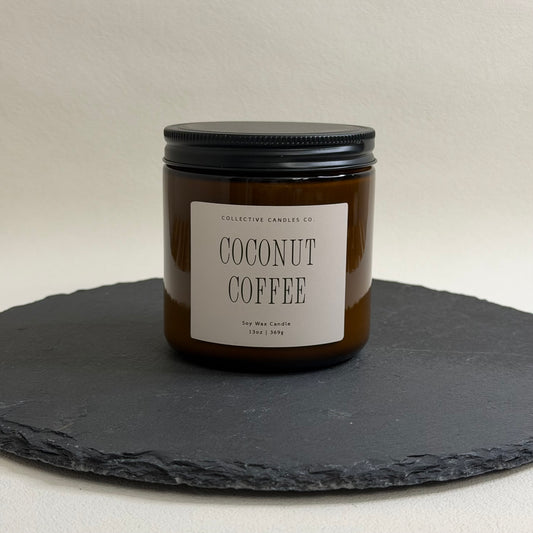 Coconut Coffee Soy Candles (7-13oz)