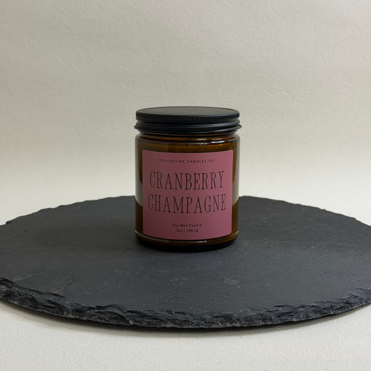 Cranberry Champagne Soy Candles (7-13oz)