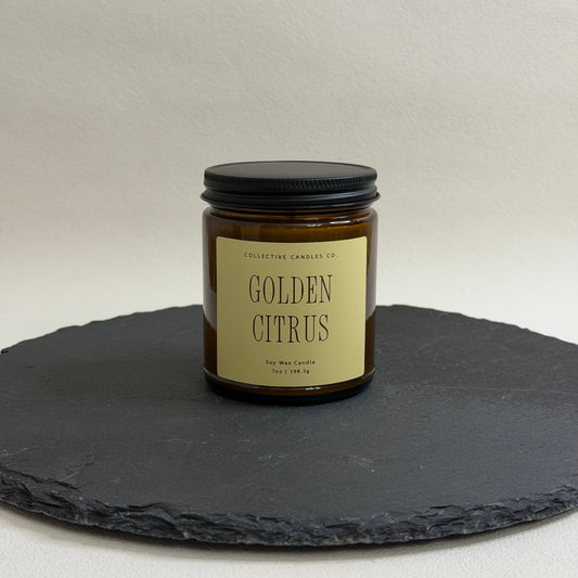 Golden Citrus Soy Candles (7-13oz)