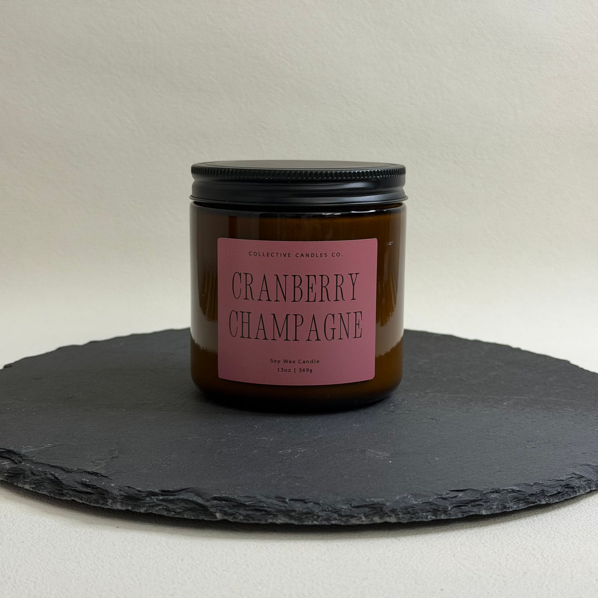 Cranberry Champagne Soy Candles (7-13oz)