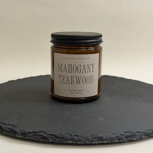 Mahogany Teakwood Soy Candles (7-13oz)