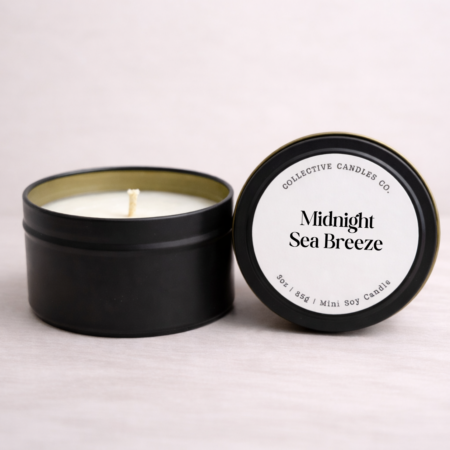 Midnight Sea Breeze - Mini Candle (3oz)