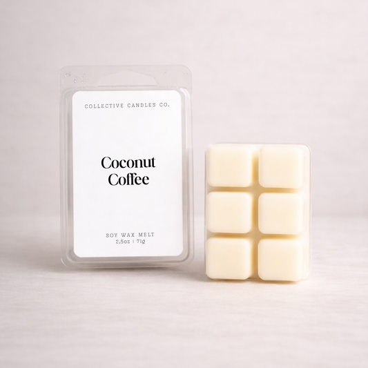 Coconut Coffee - Soy Wax Melt (2.5oz)