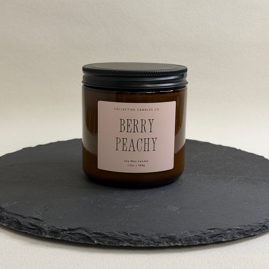 Berry Peachy Soy Candles (7-13oz)