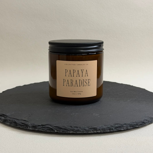 Papaya Paradise Soy Candles (7-13oz)