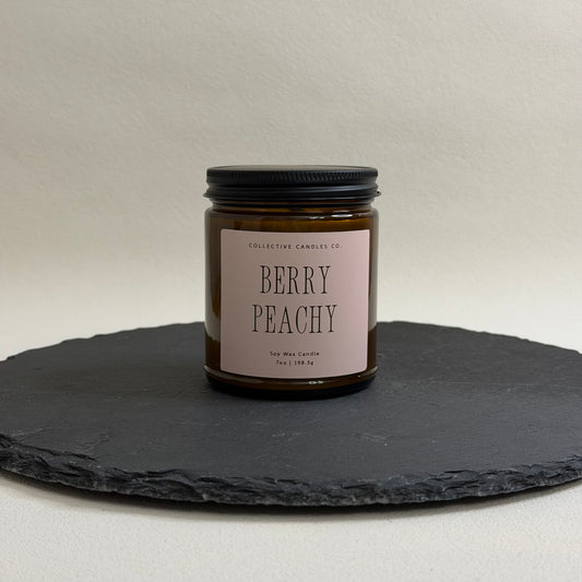 Berry Peachy Soy Candles (7-13oz)
