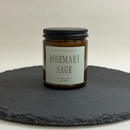 Rosemary Sage Soy Candles (7-13oz)