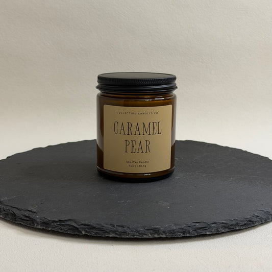 Caramel Pear Soy Candles (7-13oz)